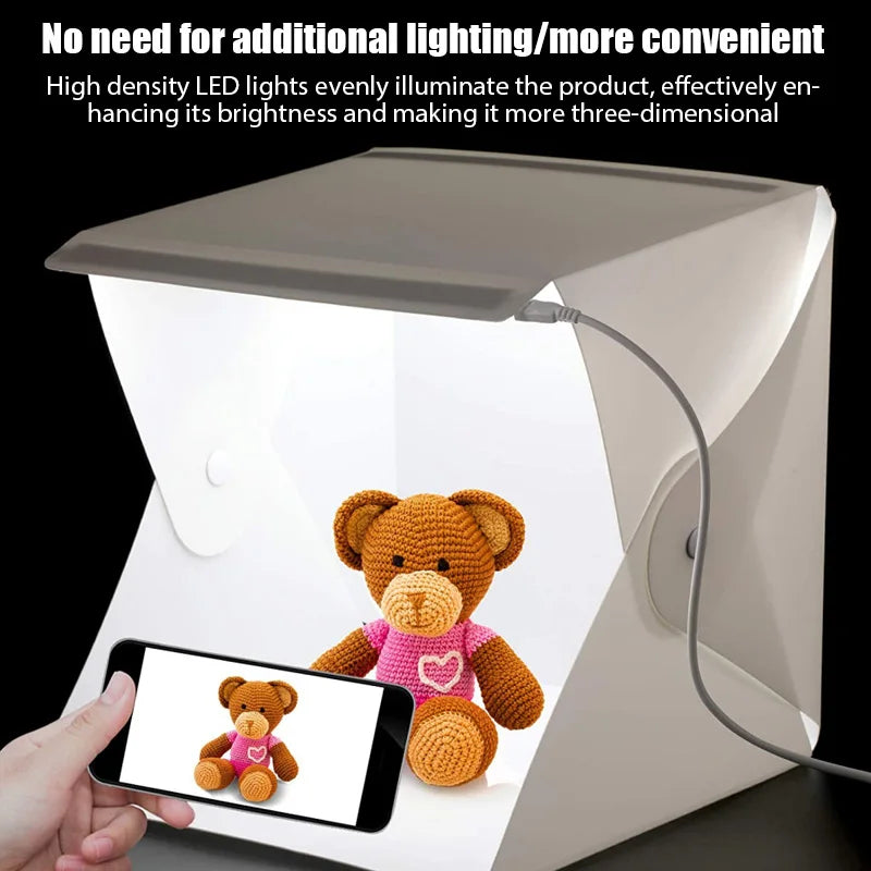 Regavus ShotBox Mini™ — Compact Product Photo Light Box