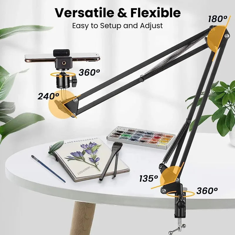Regavus FrameArm™ — Overhead Phone Filming Mount
