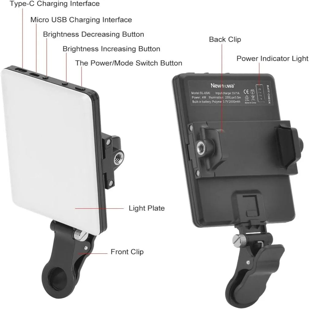 Regavus ClipBeam Mini™ — Clip-On Creator Light