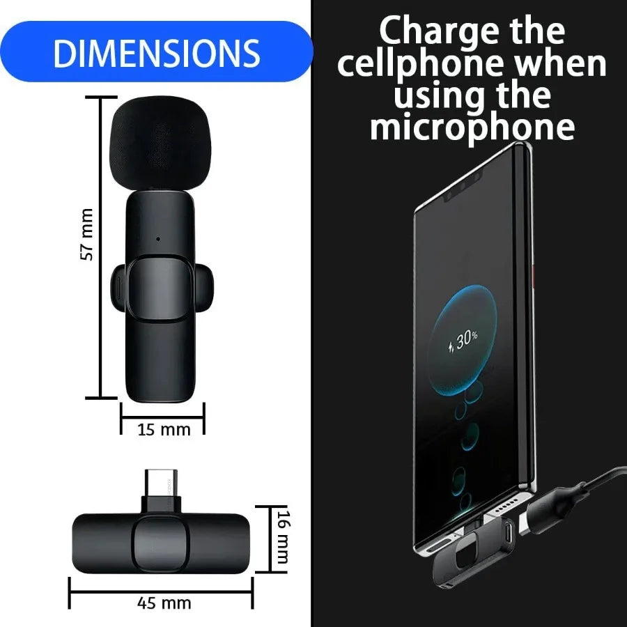 Regavus VoiceClip Mini™ — Wireless Creator Microphone