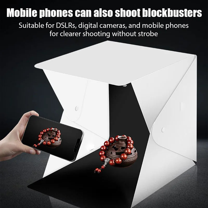 Regavus ShotBox Mini™ — Compact Product Photo Light Box