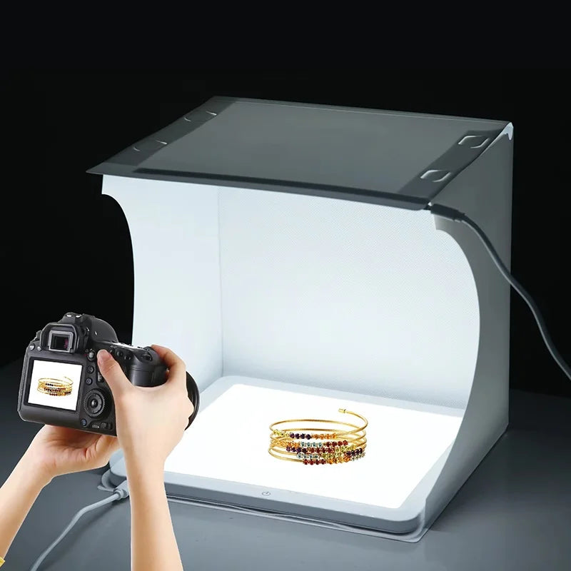 Regavus ShotBox Mini™ — Compact Product Photo Light Box