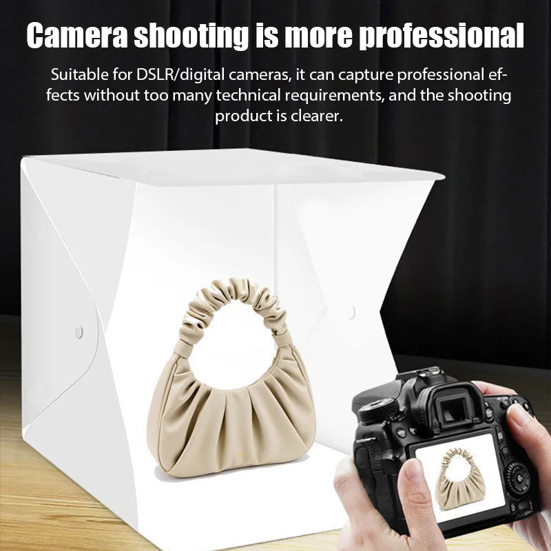 Regavus ShotBox Mini™ — Compact Product Photo Light Box