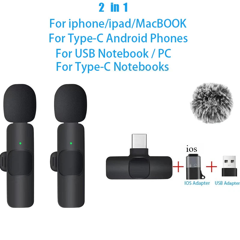 Regavus VoiceClip Mini™ — Wireless Creator Microphone
