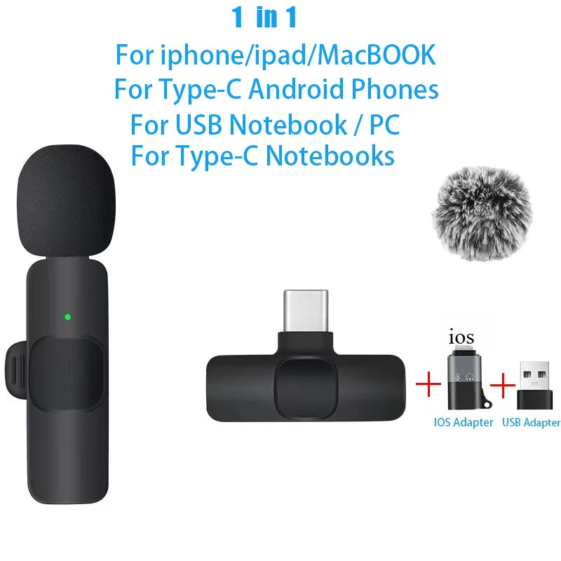 Regavus VoiceClip Mini™ — Wireless Creator Microphone