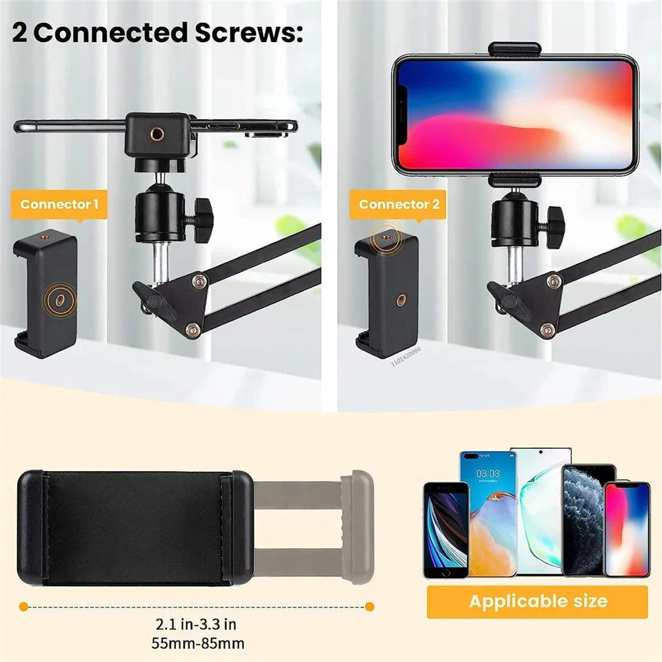 Regavus FrameArm™ — Overhead Phone Filming Mount